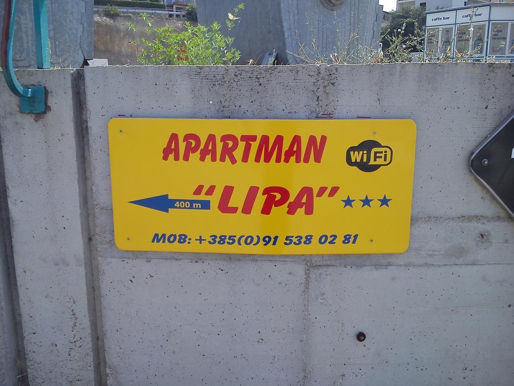Apartman Lipa Leilighet Senj  Eksteriør bilde